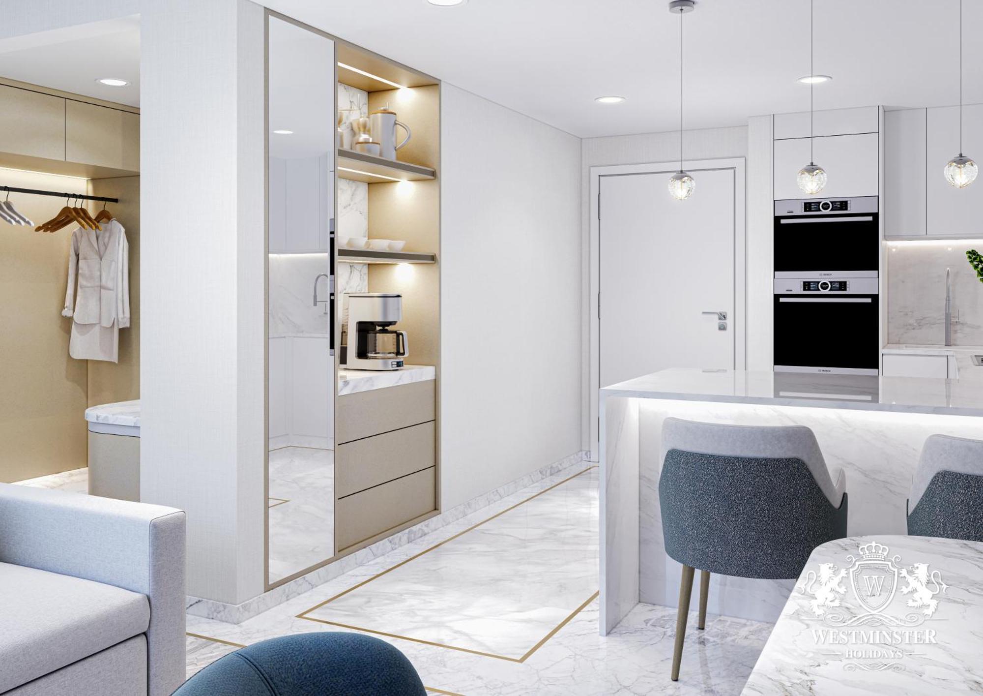 Westminster Dubai Mall ภายนอก รูปภาพ Interior of a typical apartment